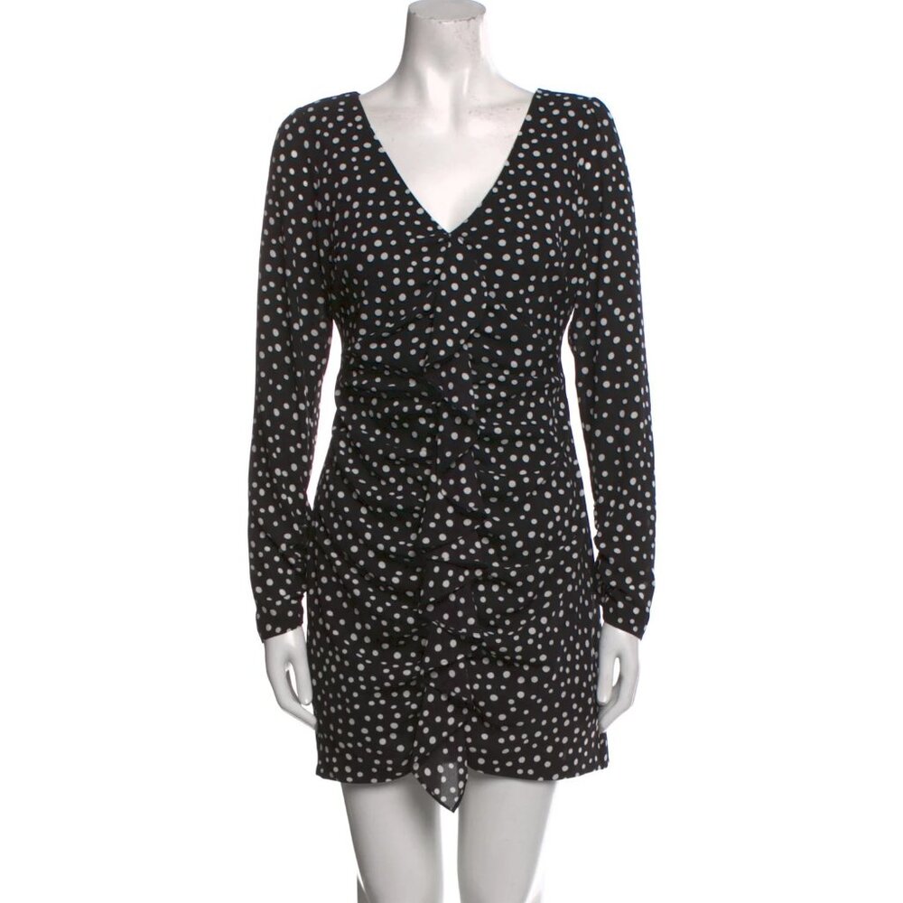 NWT Likely Polka Dot Print Black Mini Dress Size: S | US 4